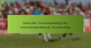 David Villa: Torschützenkönig-Titel, Internationale Rekorde, Vereinserfolge